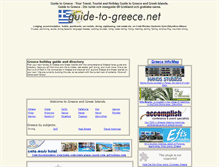 Tablet Screenshot of guide-to-greece.net